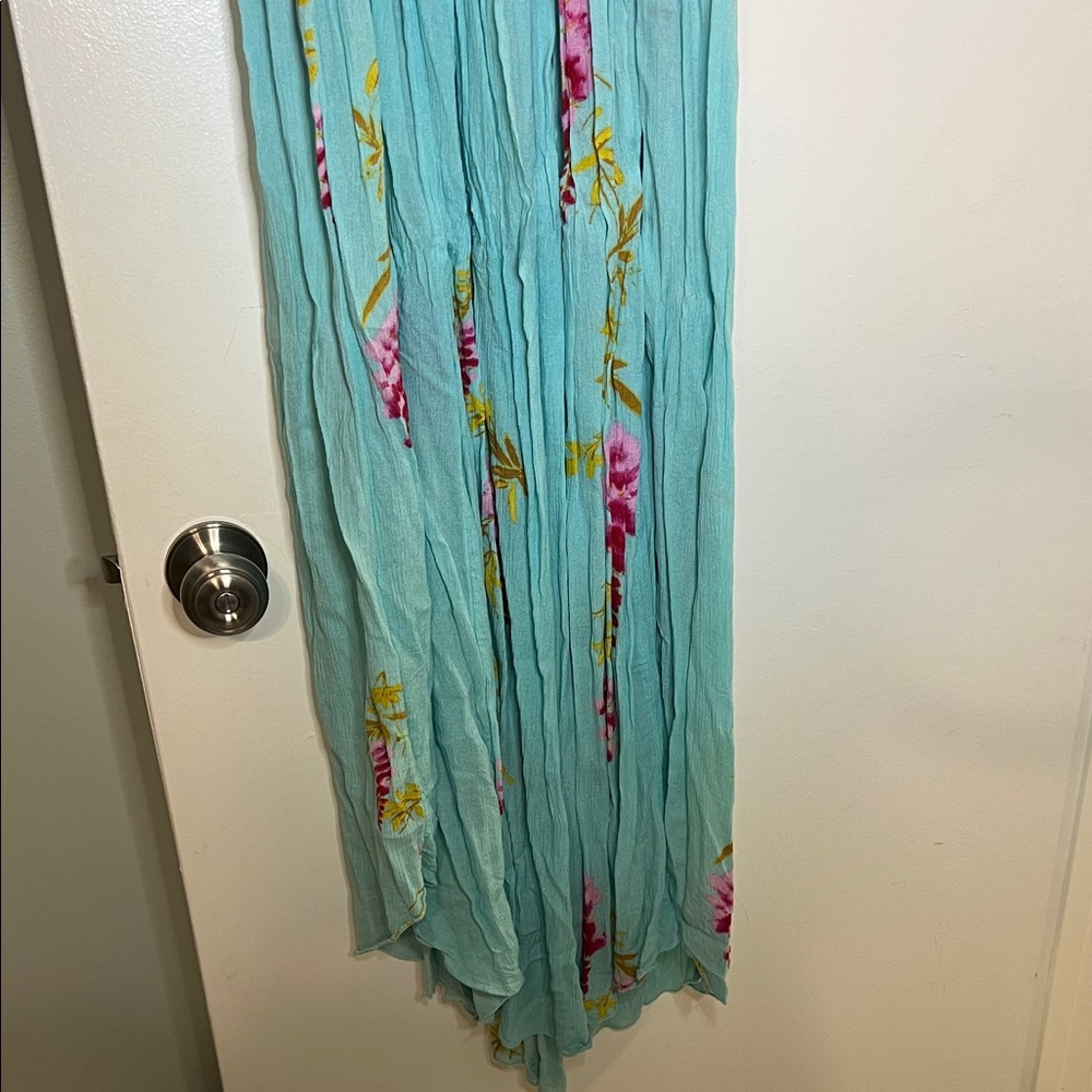 Free People Light Blue Floral Maxi Dress - Picture 9 of 11